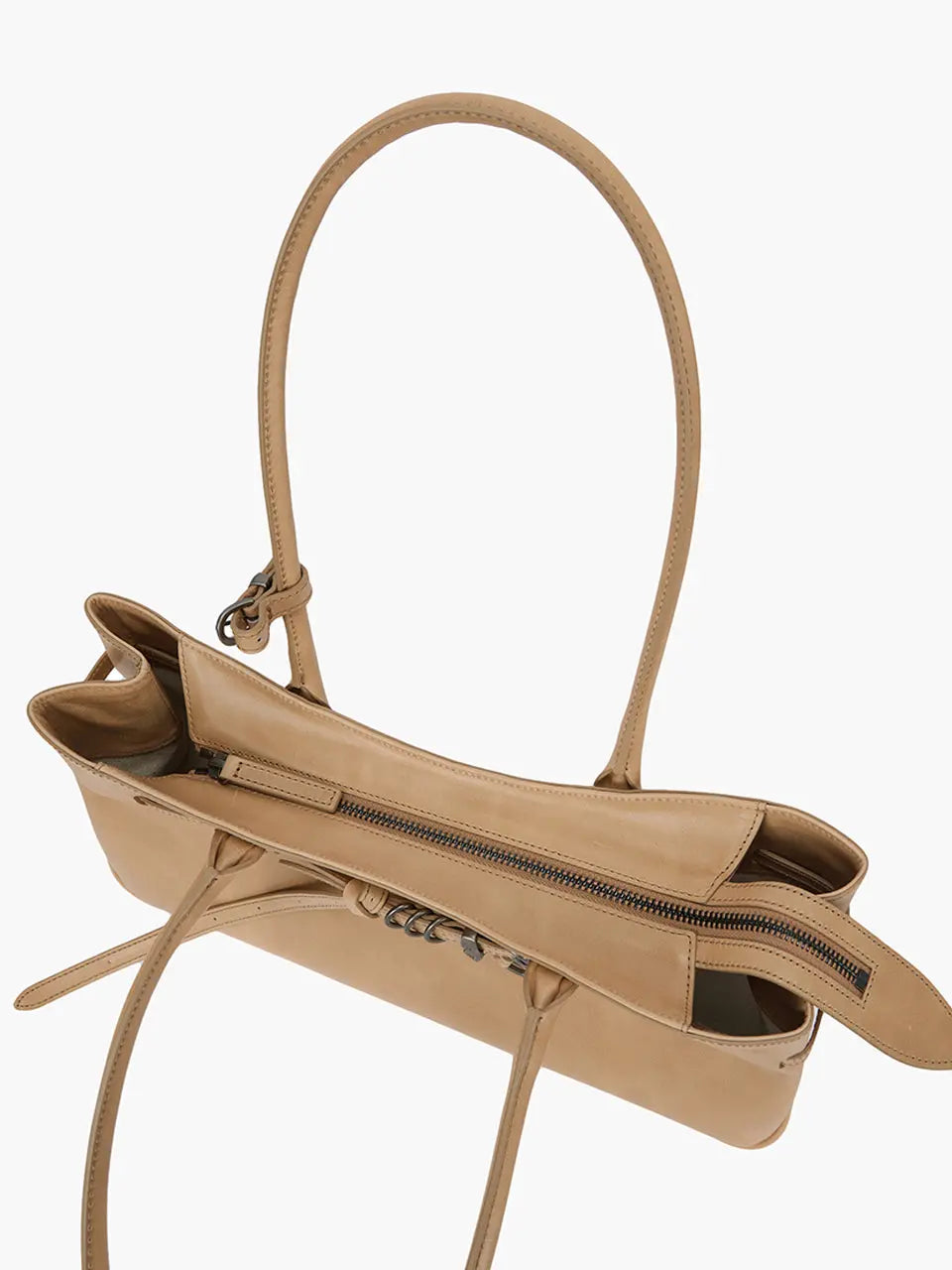 Marge Sherwood - Grandma Used Shoulder Bag (French Beige Pull-Up) product image 9 | TRAB K-Fashion Australia