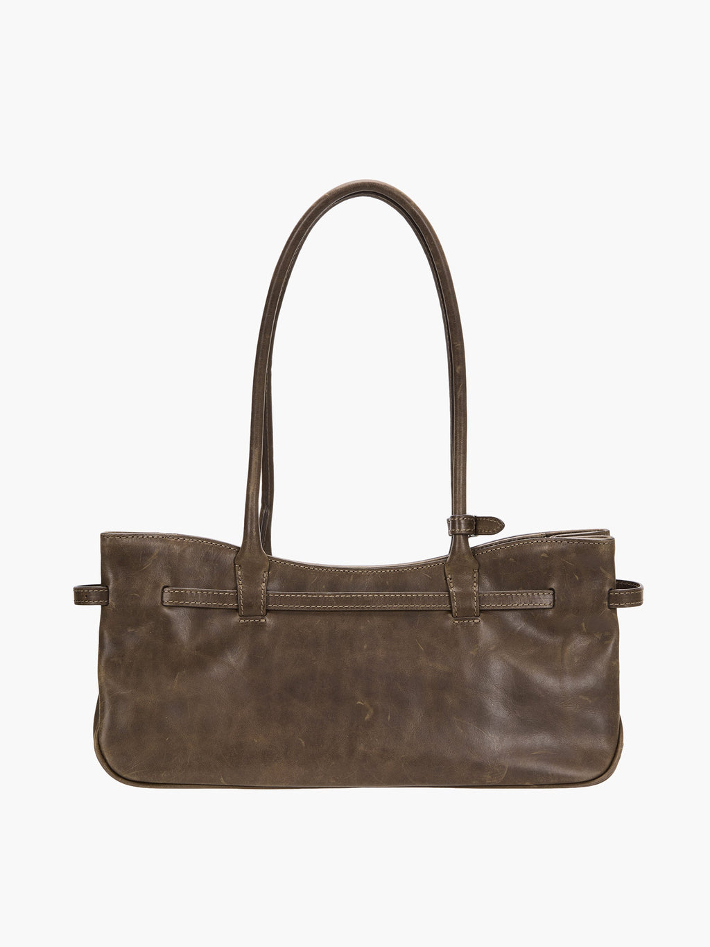 Marge Sherwood - Grandma Used Shoulder Bag (Washed Brown Pull-Up) product image 2 | TRAB K-Fashion Australia