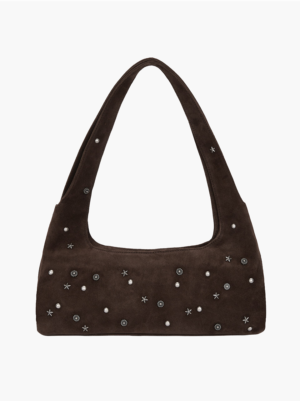 Marge Sherwood - Halter Hobo (Choco Brown Studded Suede) product image 6 | TRAB K-Fashion Australia