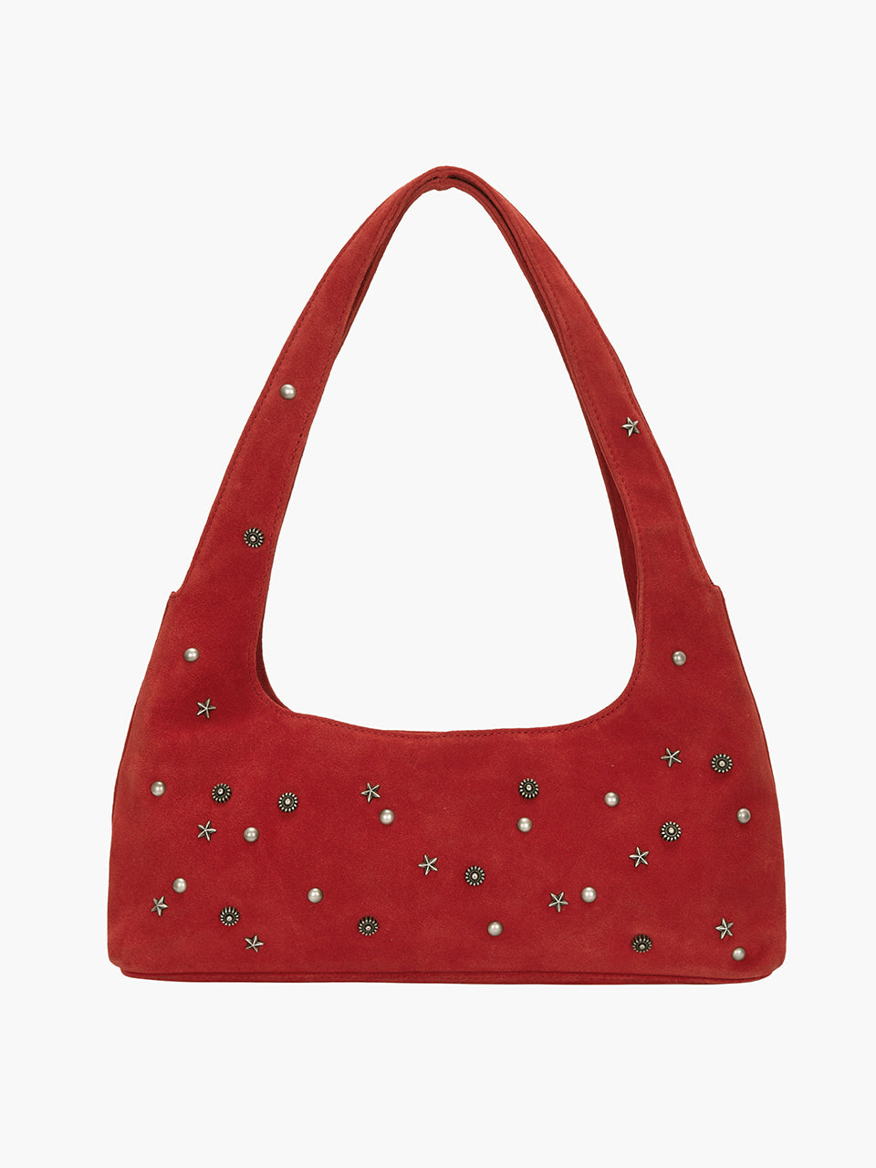 Marge Sherwood - Halter Hobo (Red Studded Suede) product image 6 | TRAB K-Fashion Australia