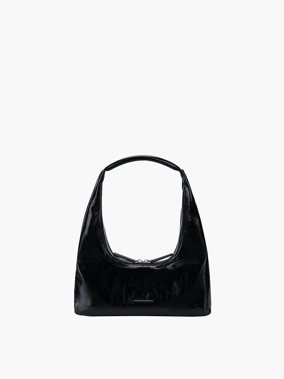 Marge Sherwood - Hobo Shoulder (Black Crinkle) product image 1 | TRAB K-Fashion Australia
