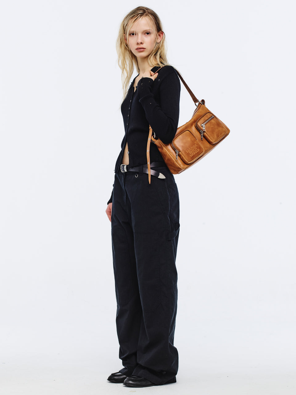 Marge Sherwood - Outpocket Hobo (Saddle Brown Pull-Up) product image 3 | TRAB K-Fashion Australia