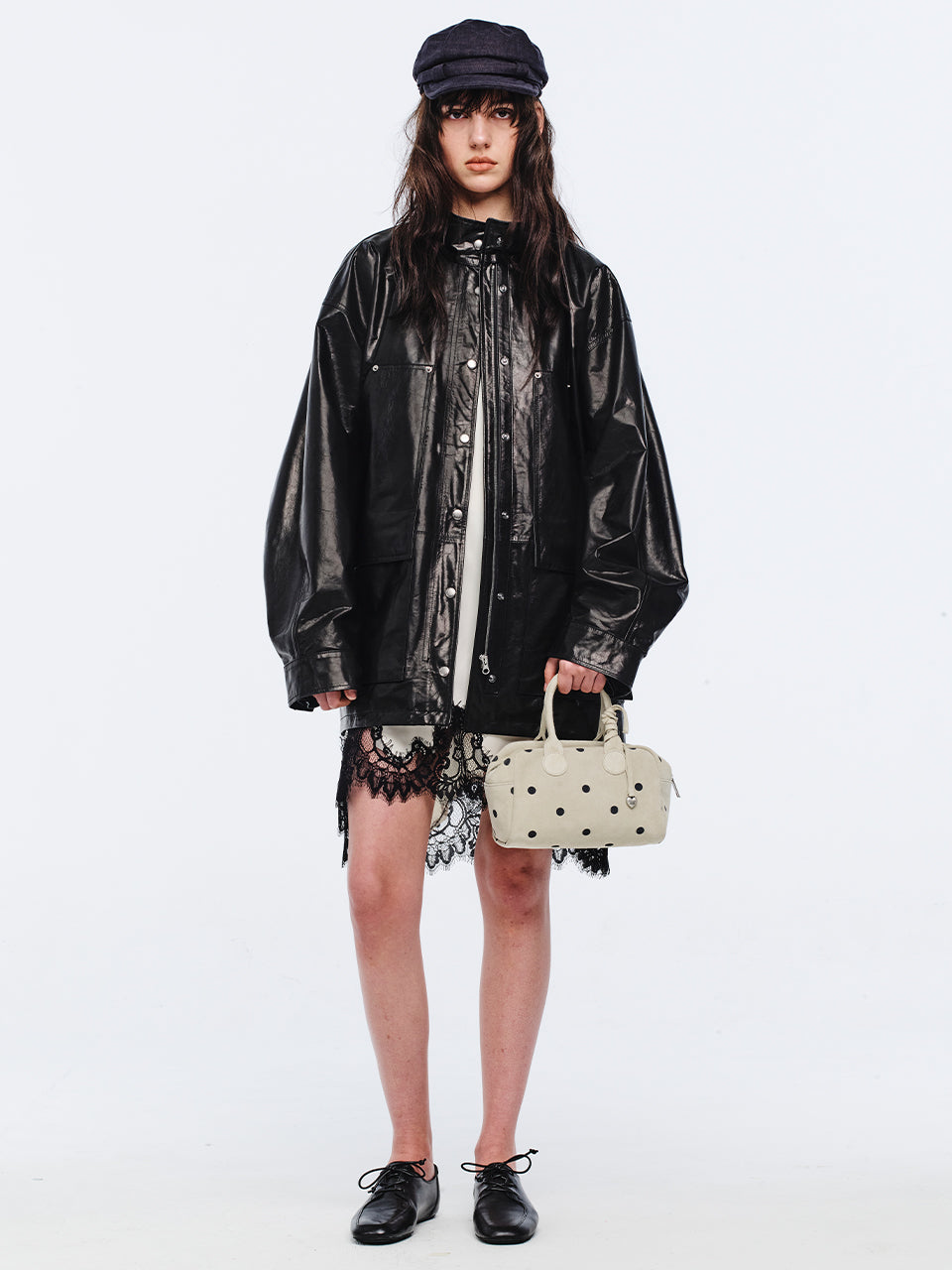 Marge Sherwood - Soft Bowling (Blond Wood Printed Suede) product image 3 | TRAB K-Fashion Australia