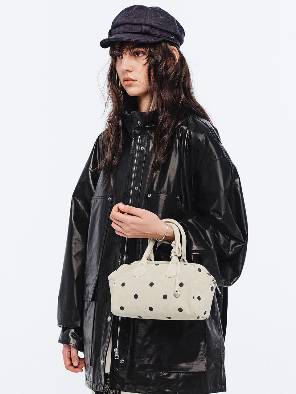 Marge Sherwood - Soft Bowling (Blond Wood Printed Suede) product image 2 | TRAB K-Fashion Australia