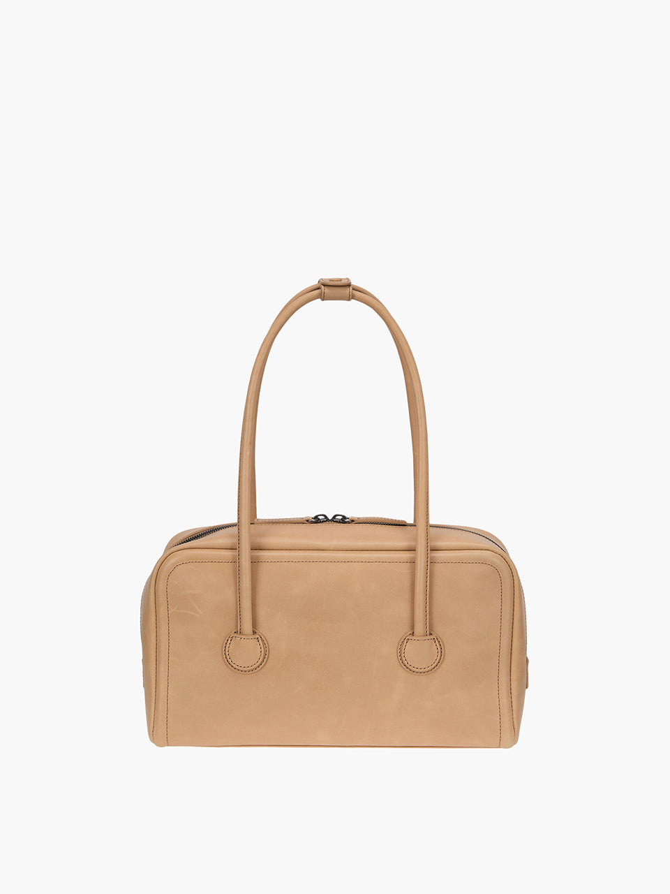 Marge Sherwood - Soft Boston Small (French Beige Pull-Up) product image 2 | TRAB K-Fashion Australia