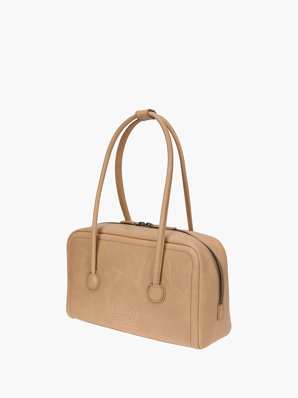 Marge Sherwood - Soft Boston Small (French Beige Pull-Up) product image 3 | TRAB K-Fashion Australia