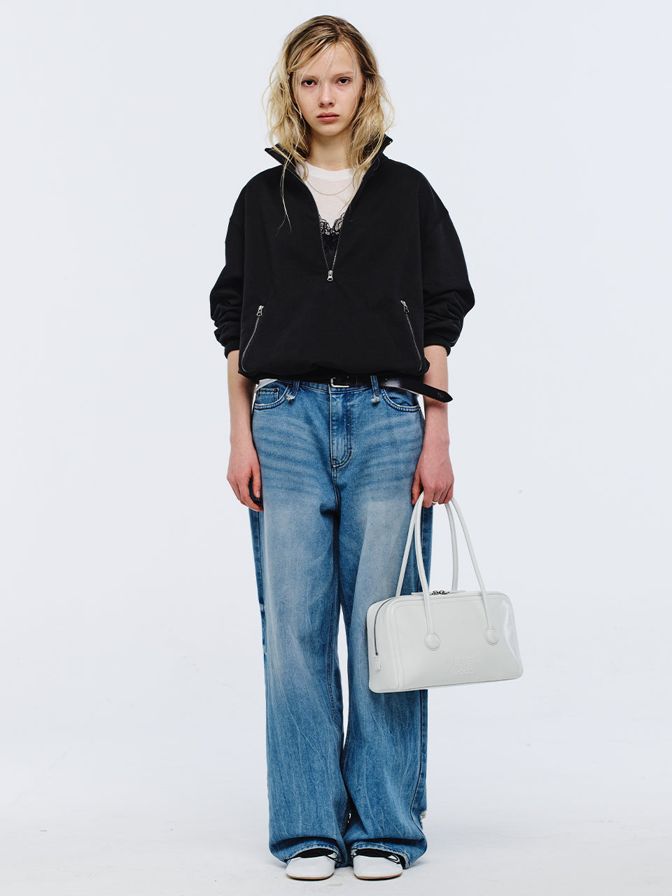Marge Sherwood - Soft Boston Small (White Crinkle) product image 3 | TRAB K-Fashion Australia
