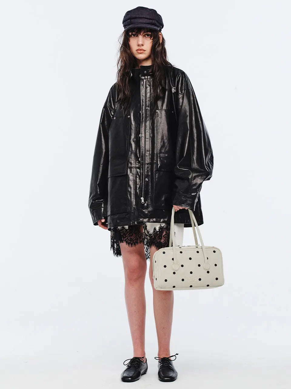 Marge Sherwood - Soft Boston Small (Blond Wood Printed Suede) product image 3 | TRAB K-Fashion Australia