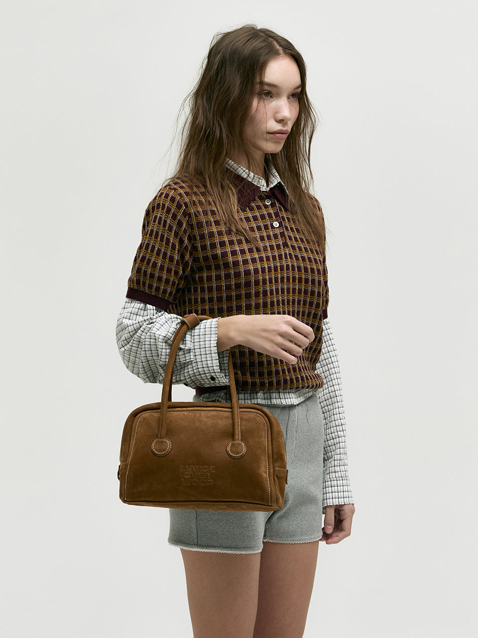 Marge Sherwood - Soft Tote (Chestnut Nubuck) product image 2 | TRAB K-Fashion Australia