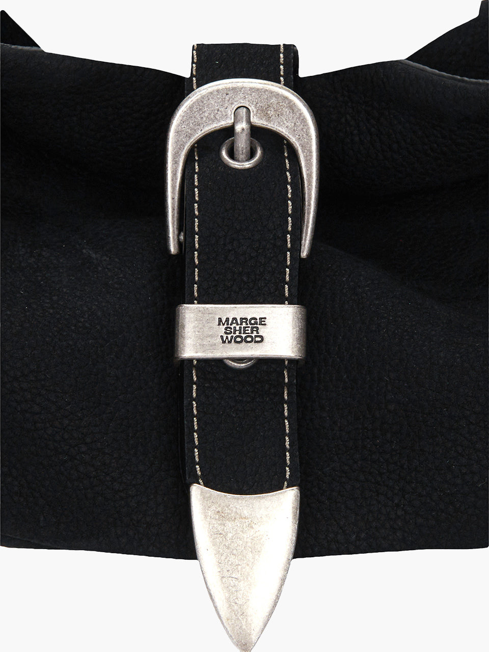 Marge Sherwood - Belted Hobo Medium (Black Nubuck) product image 8 | TRAB K-Fashion Australia
