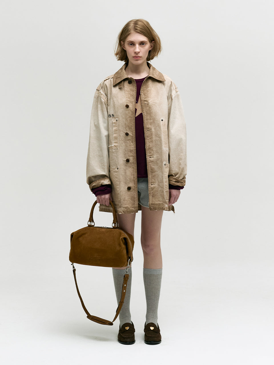 Marge Sherwood - Dumpling Tote (Chestnut Nubuck) product image 10 | TRAB K-Fashion Australia