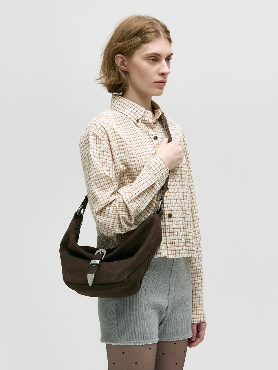 Marge Sherwood - Belted Hobo Medium (Hush Nubuck) product image 6 | TRAB K-Fashion Australia