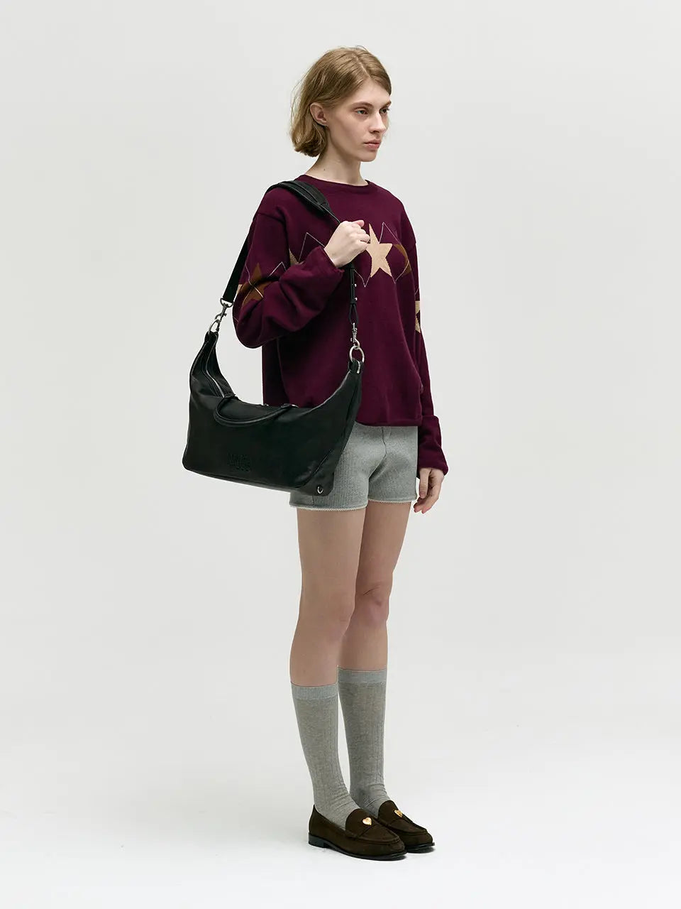 Marge Sherwood - Dumpling Tote (Black Washed Nappa) product image 11 | TRAB K-Fashion Australia