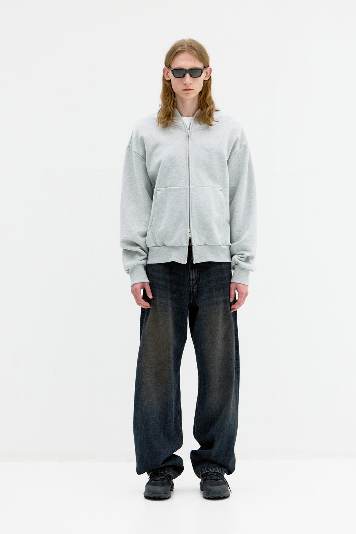 Coor - Back Side Color Washed Jeans (Two-Tone Navy) product image 2 | TRAB K-Fashion Australia