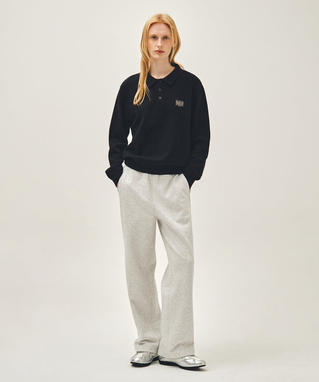 Marithe & Francois Girbaud - Small Classic Logo Collar Knit (Dark Navy) product image 5 | TRAB K-Fashion Australia