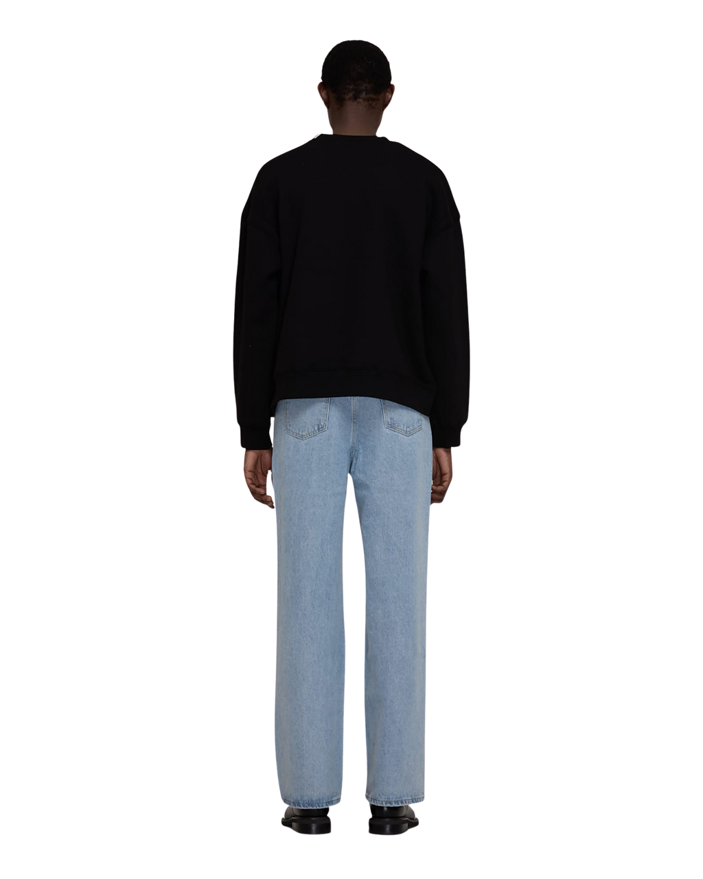 Kimhe Kim - Heart Embroidered Sweatshirt (Black) product image 9 | TRAB K-Fashion Australia