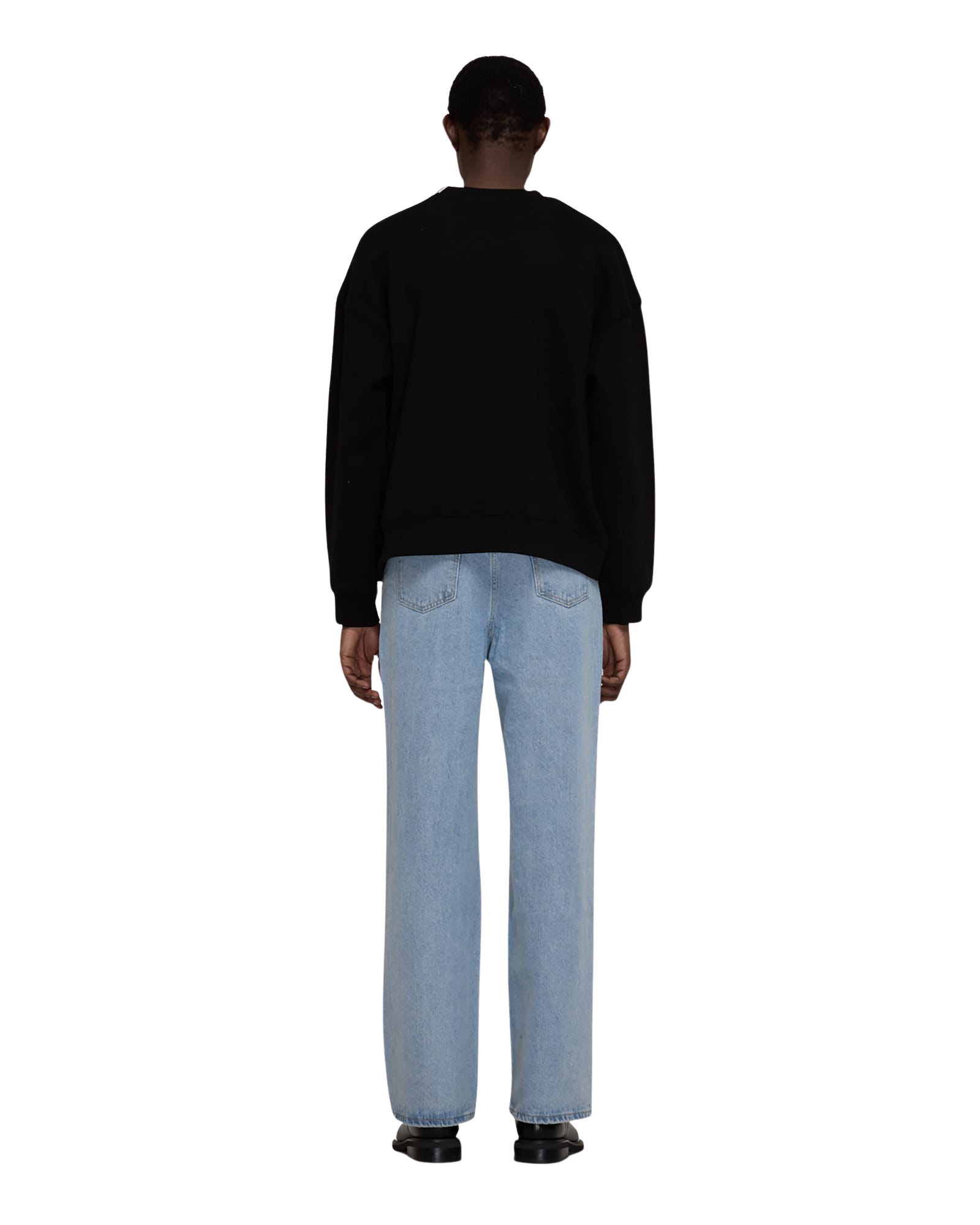 Kimhe Kim - Heart Embroidered Sweatshirt (Black) product image 9 | TRAB K-Fashion Australia