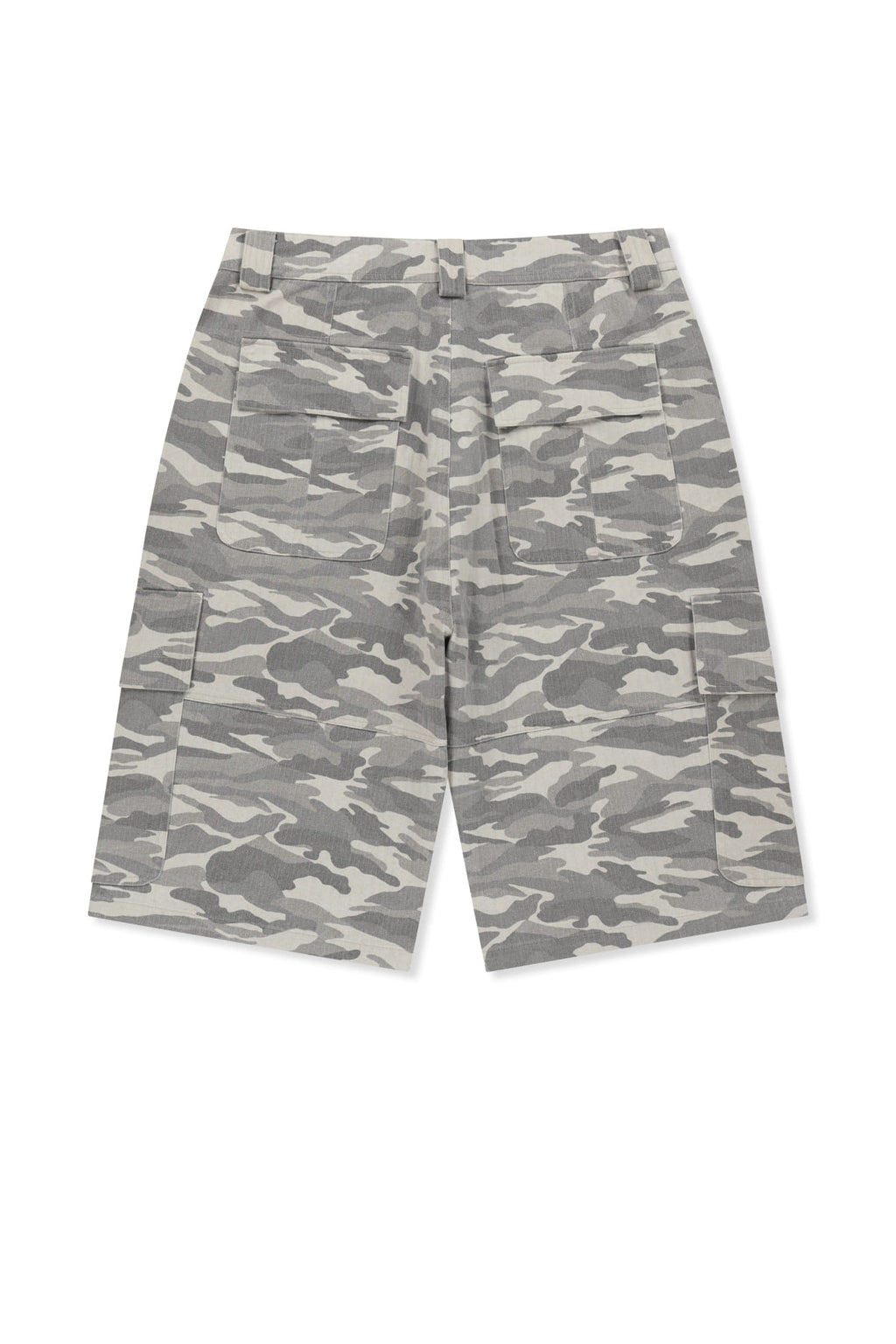 Matin Kim - Camouflage Cargo Bermuda Pants (Grey) product image 2 | TRAB K-Fashion Australia