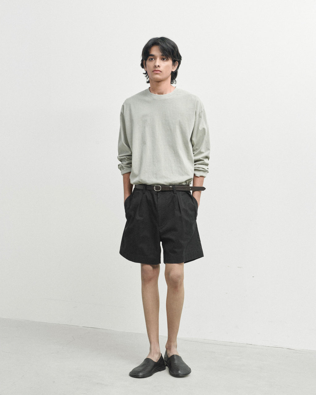 Brownyard - Washed Long Sleeve (Stone) product image 1 | TRAB K-Fashion Australia