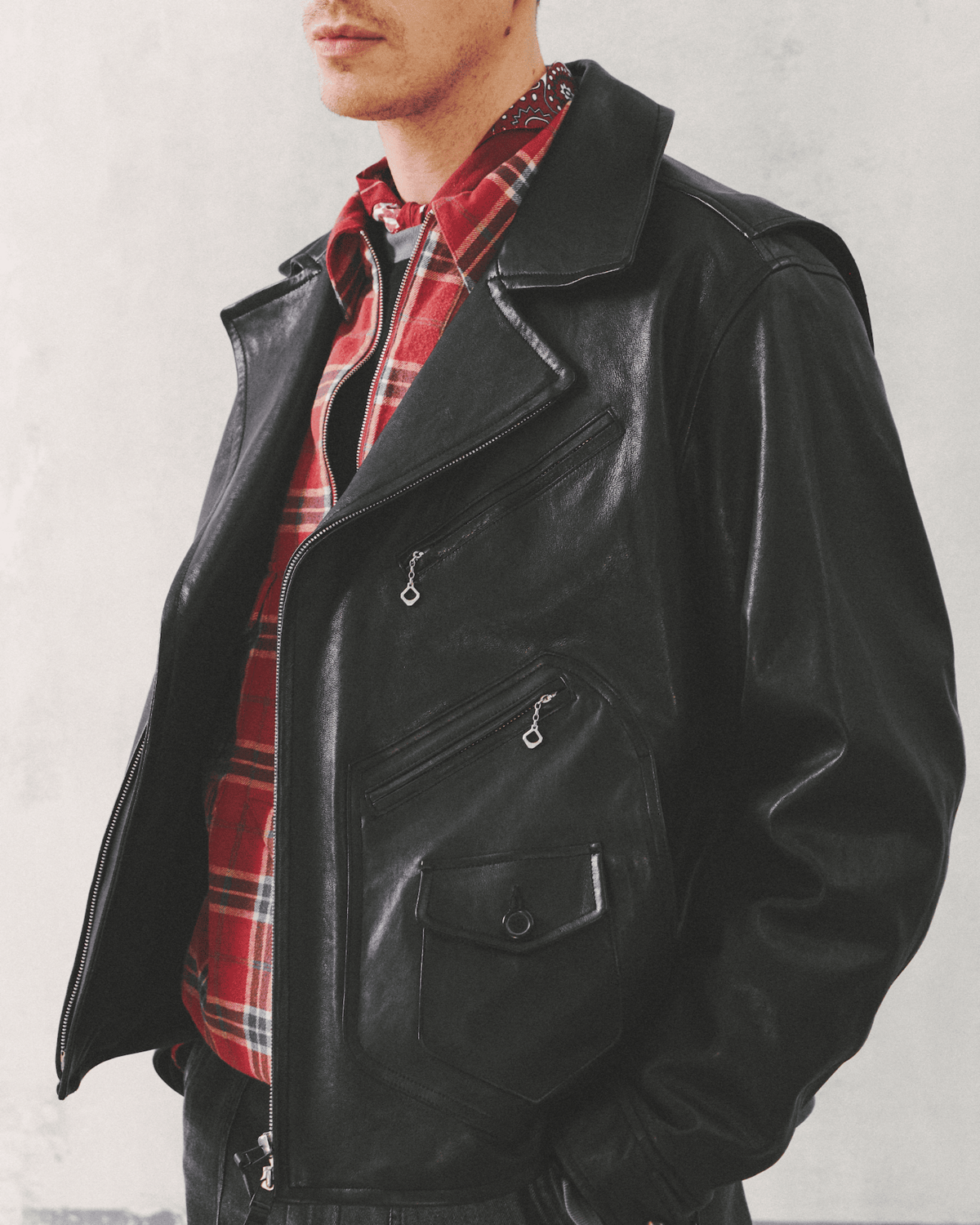 Eastlogue - Wayward Leather Rider Jacket (Black) product image 3 | TRAB K-Fashion Australia