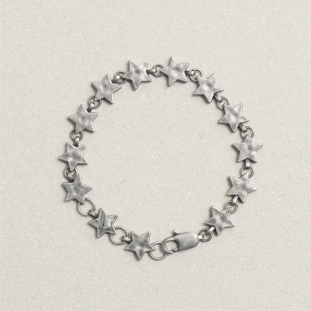 Towtow Archive - Tata Star Link Bracelet Silver Burnish (OC) product image 1 | TRAB K-Fashion Australia