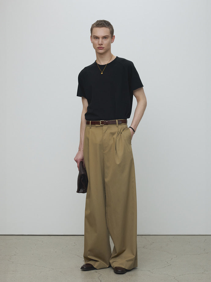 Tonywack - Raw Edge Washed T-Shirt (Black) product image 1 | TRAB K-Fashion Australia