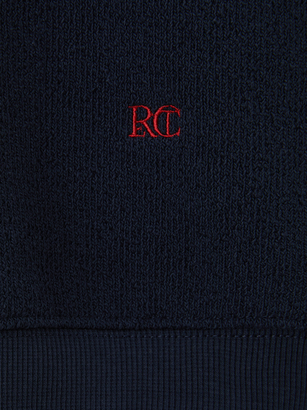 Recto - Rc Logo Half-Zip Sweatshirt (Navy) product image 8 | TRAB K-Fashion Australia