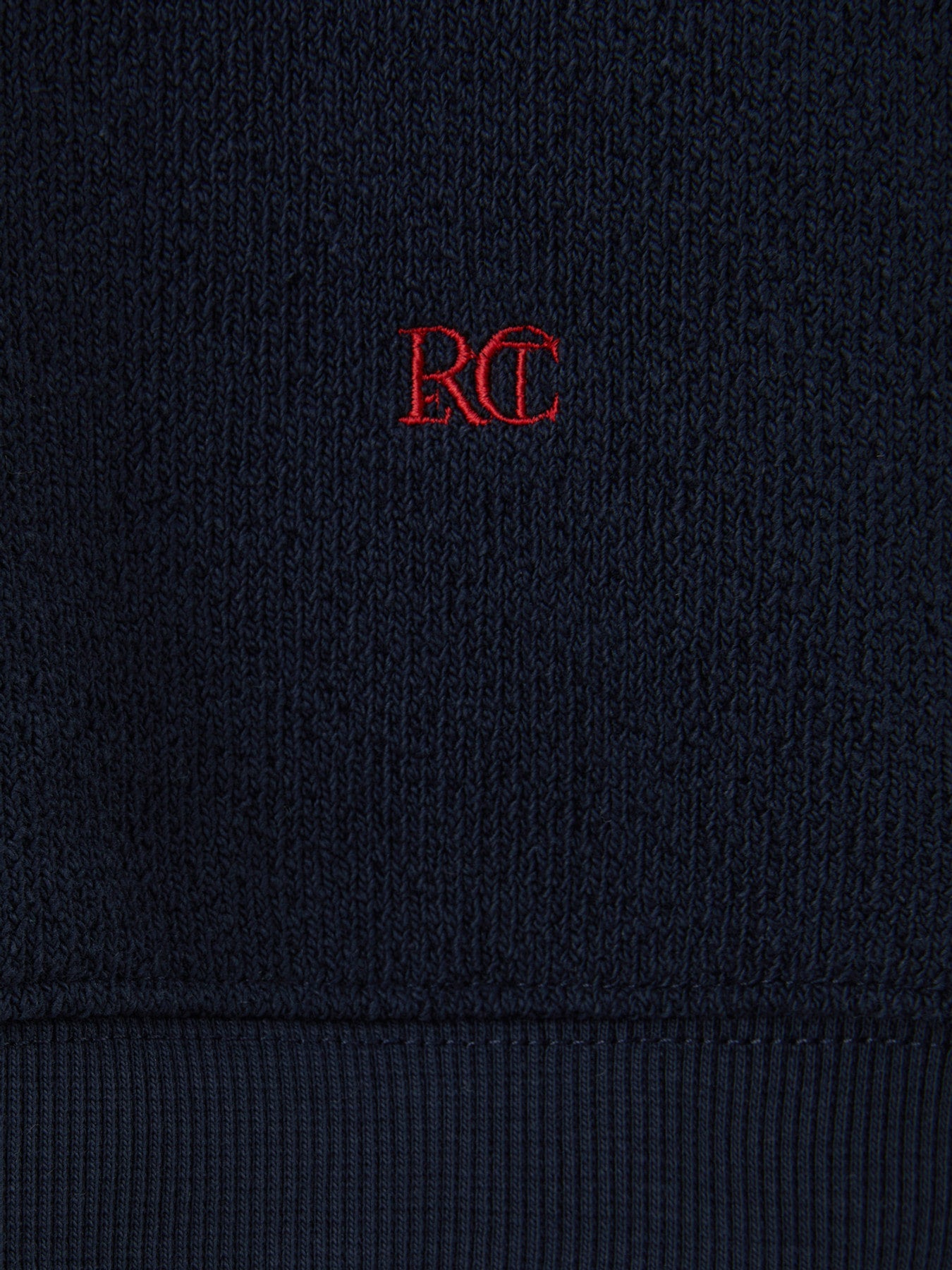 Recto - Rc Logo Half-Zip Sweatshirt (Navy) product image 8 | TRAB K-Fashion Australia