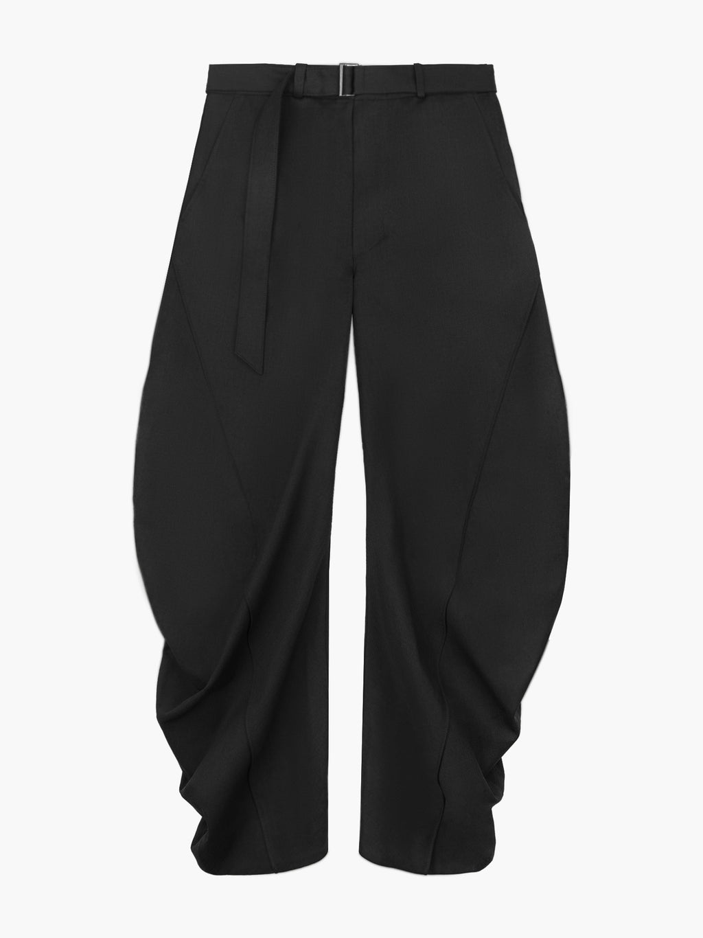 Jiyong Kim - Curved Trousers (Black) product image 7 | TRAB K-Fashion Australia