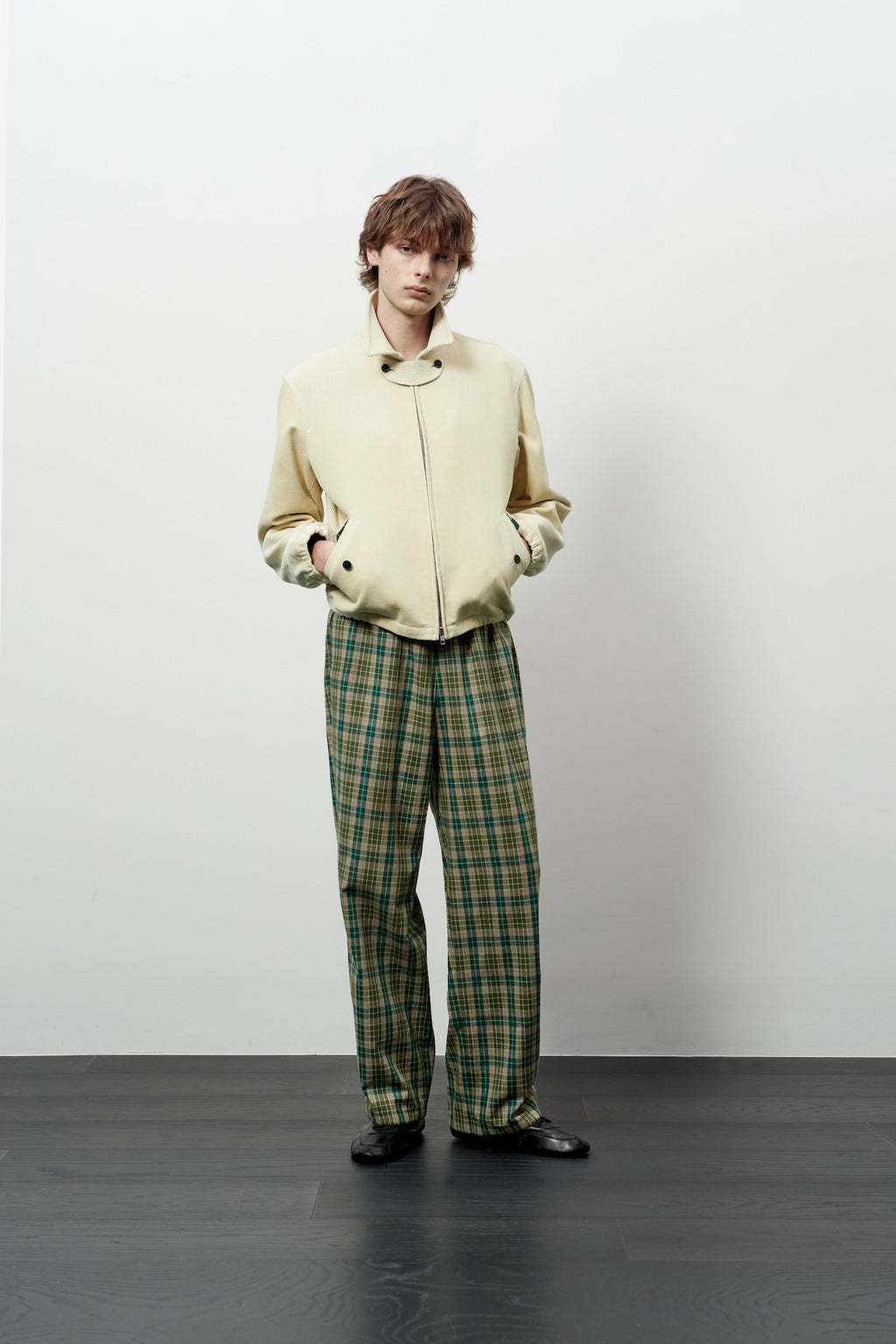 STU - Strap Corduroy Jacket (Ivory) product image 14 | TRAB K-Fashion Australia