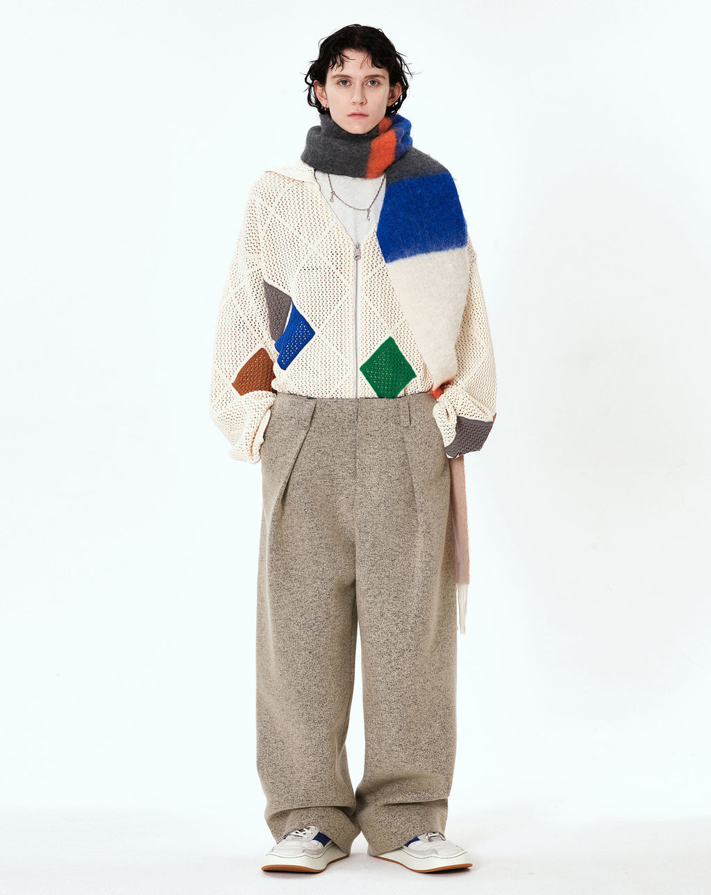 Ader Error - Liag cardigan (Ivory) product image 1 | TRAB K-Fashion Australia