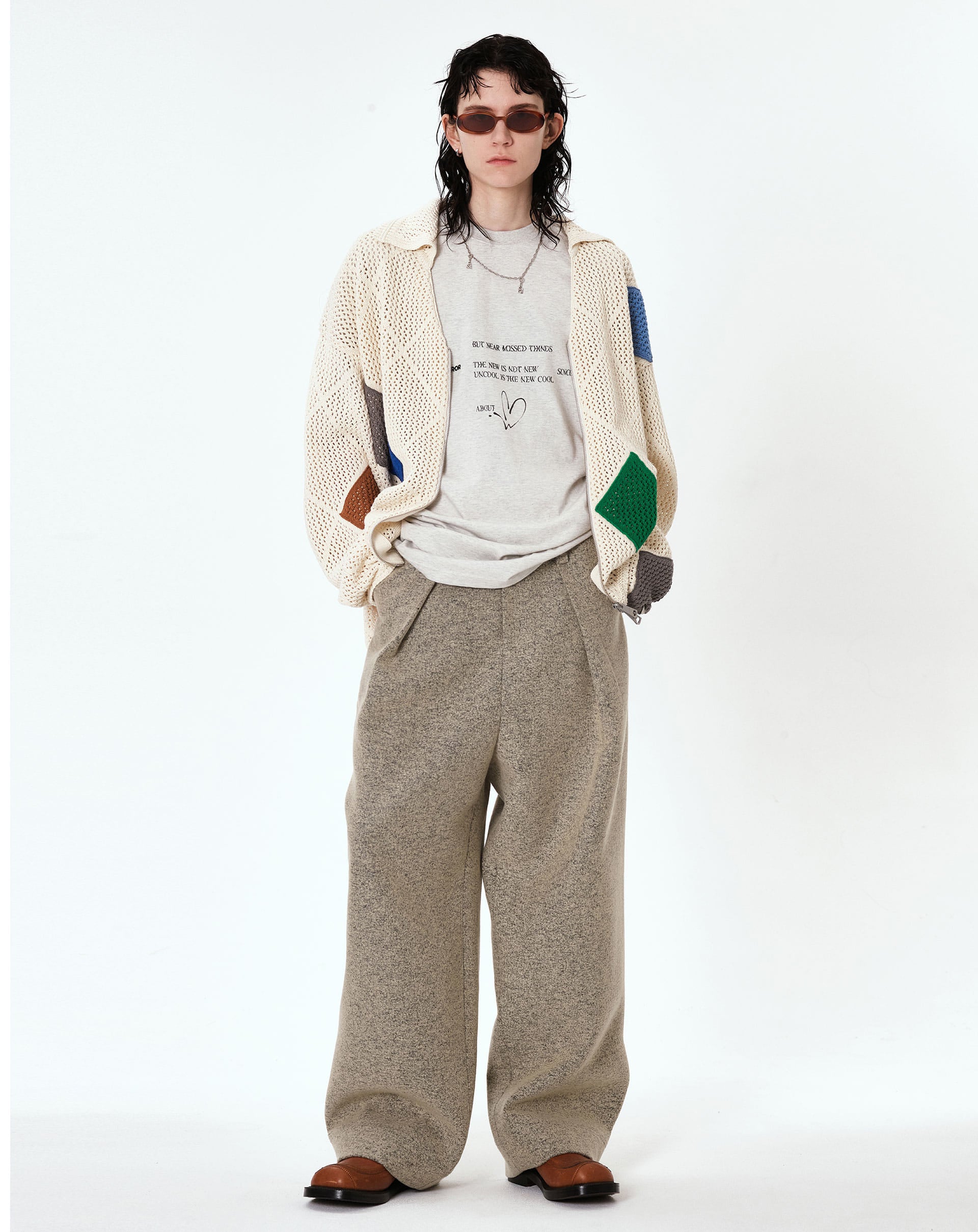 Ader Error - Liag cardigan (Ivory) product image 2 | TRAB K-Fashion Australia