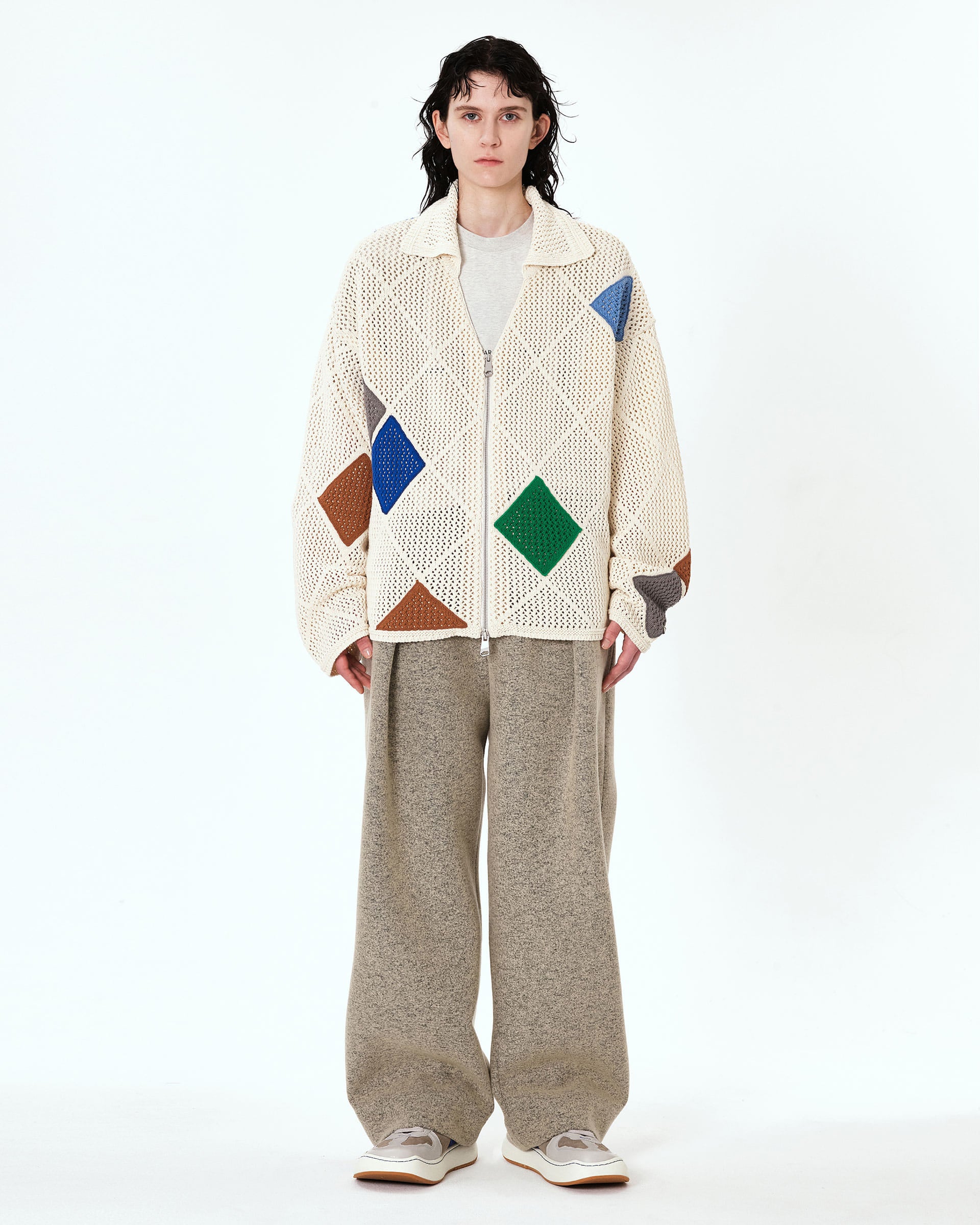 Ader Error - Liag cardigan (Ivory) product image 4 | TRAB K-Fashion Australia