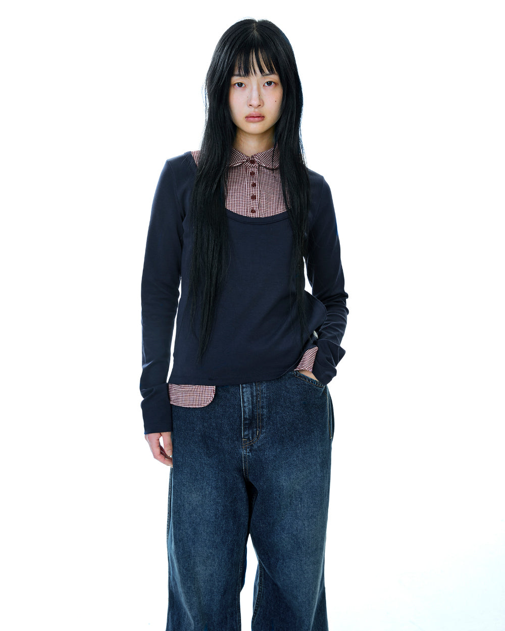 Coyseio - Deep Denim Pants (Navy) product image 18 | TRAB K-Fashion Australia