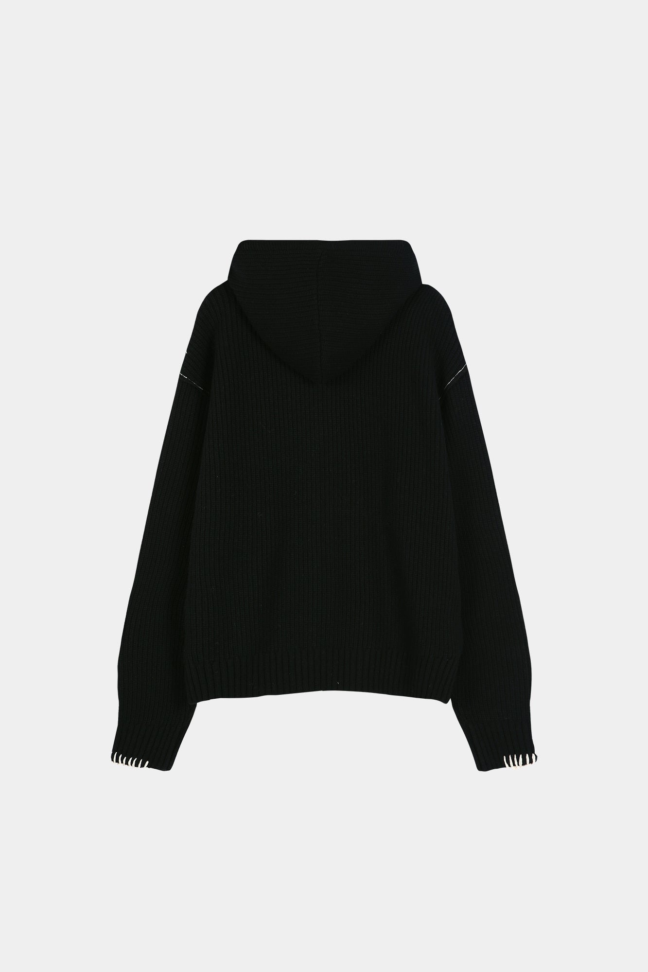 Andersson Bell - Unisex Heart Logo Hood Zip-Up Sweater (Black) product image 15 | TRAB K-Fashion Australia