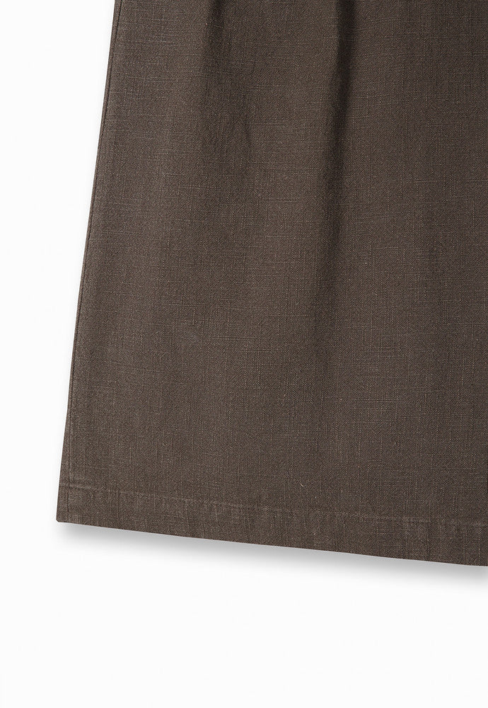 Art if acts - Washed Linen Bermuda Shorts (Wood) product image 12 | TRAB K-Fashion Australia
