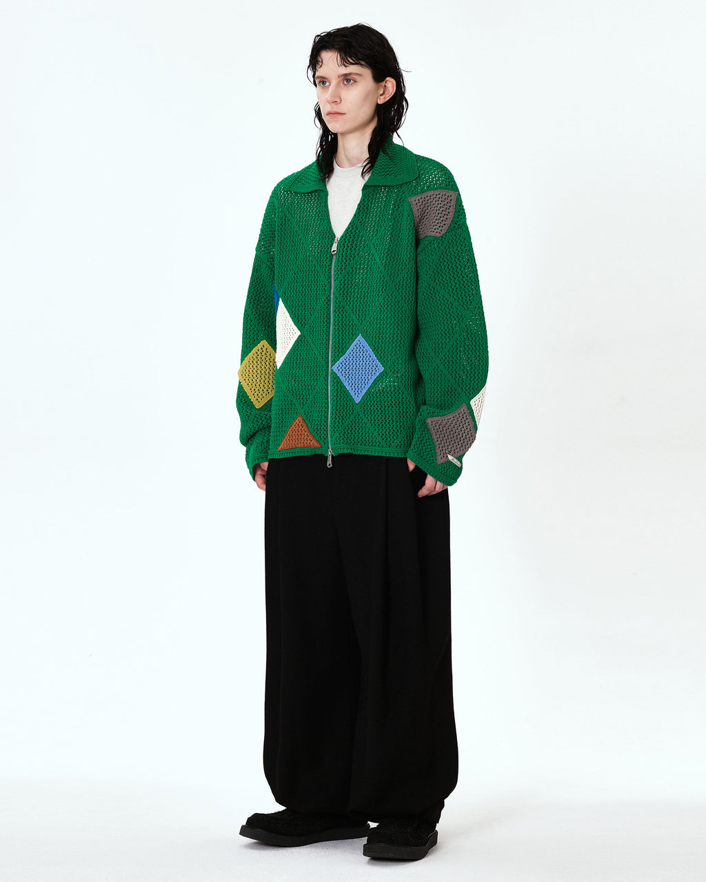 Ader Error - Liag cardigan (Green) product image 4 | TRAB K-Fashion Australia