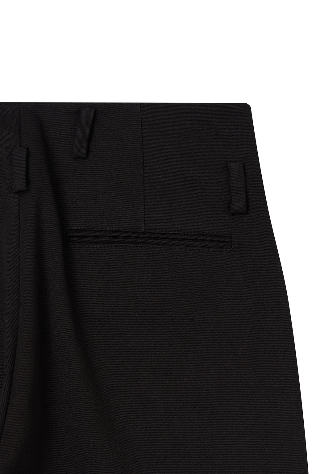 STU - Arch Pleat Cotton Pants (Black) product image 18 | TRAB K-Fashion Australia