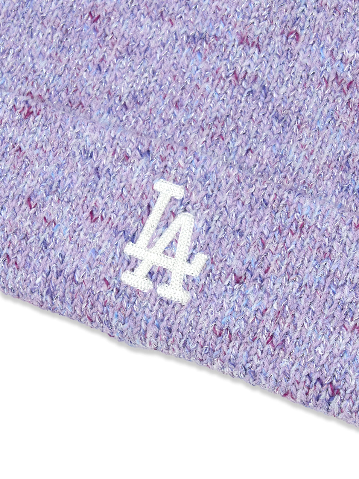 MLB Korea - MLB Loose Fit Melange Meow Beanie LA Dodgers (Violet) product image 4 | TRAB K-Fashion Australia