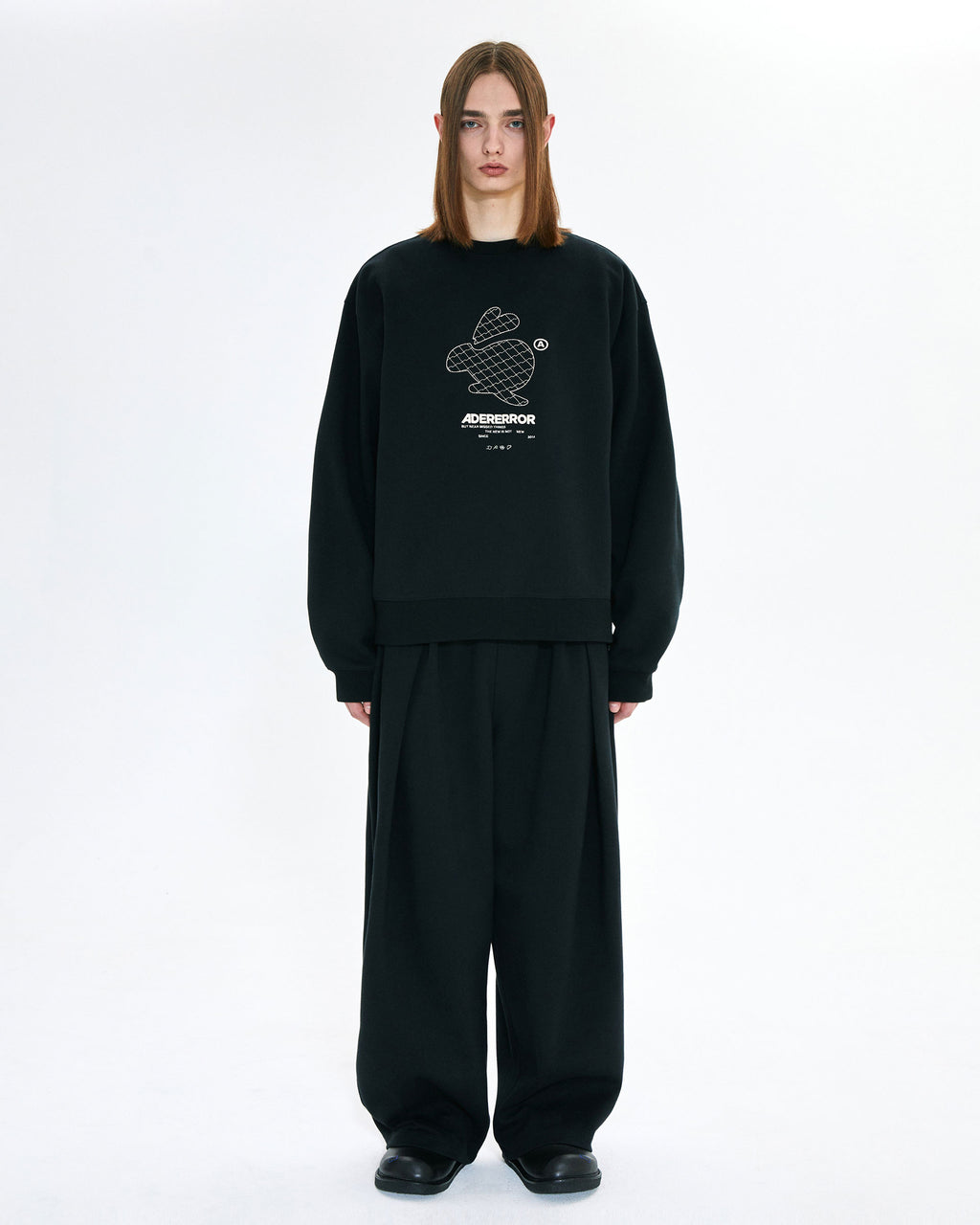 Ader Error - Twinny logo sweatshirt (Noir) product image 3 | TRAB K-Fashion Australia