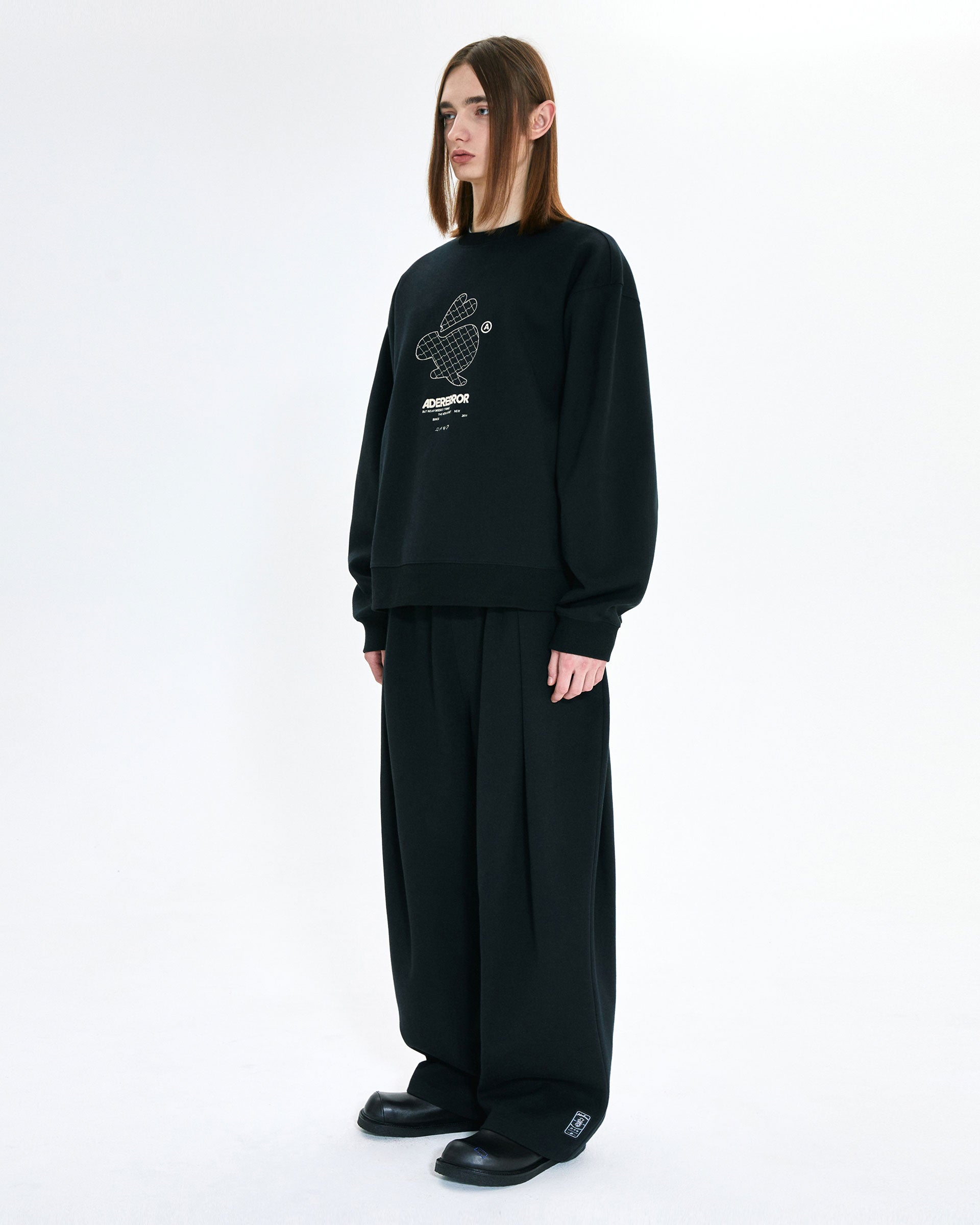 Ader Error - Twinny logo sweatshirt (Noir) product image 4 | TRAB K-Fashion Australia