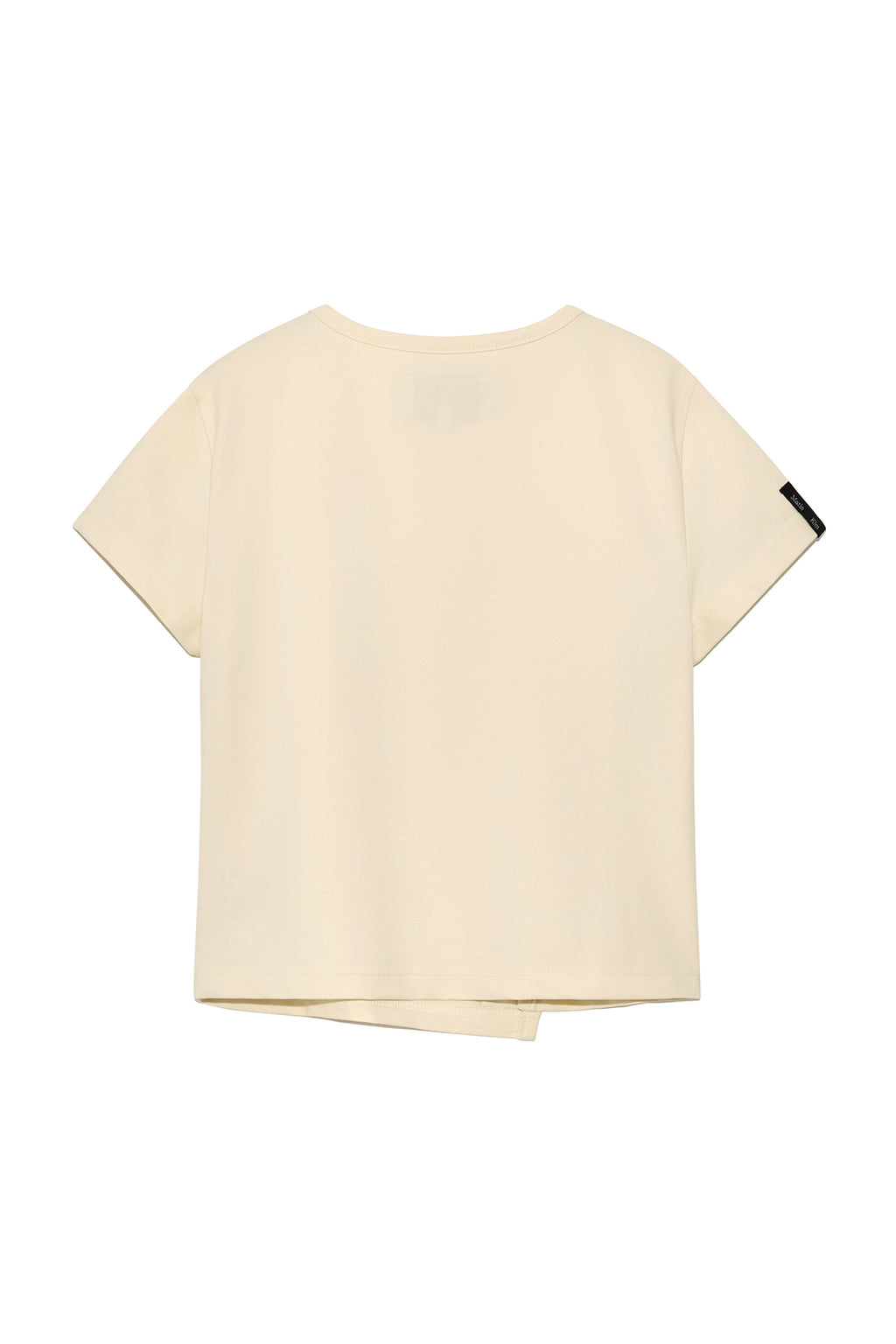Matin Kim - Slit Button Point Crop Top (Ivory) product image 2 | TRAB K-Fashion Australia