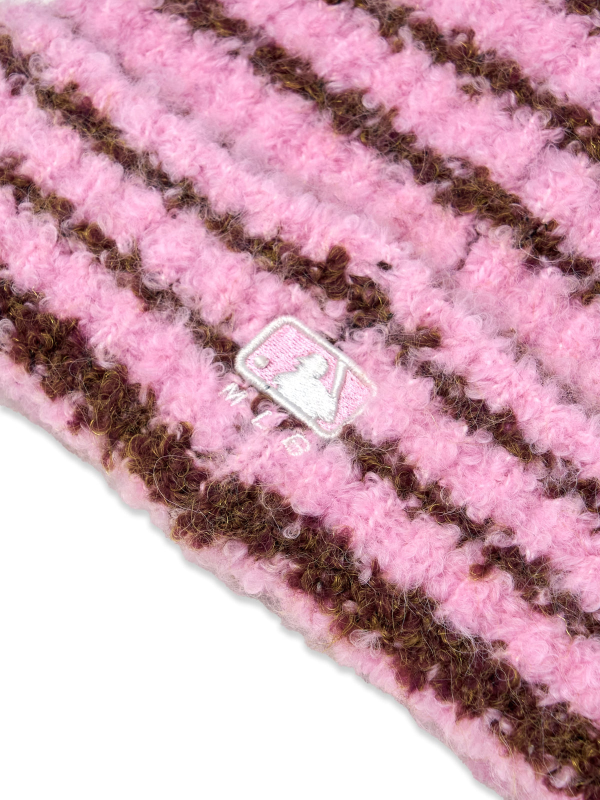 MLB Korea - MLB Striped Meow Beanie LA Dodgers (Pink) product image 5 | TRAB K-Fashion Australia