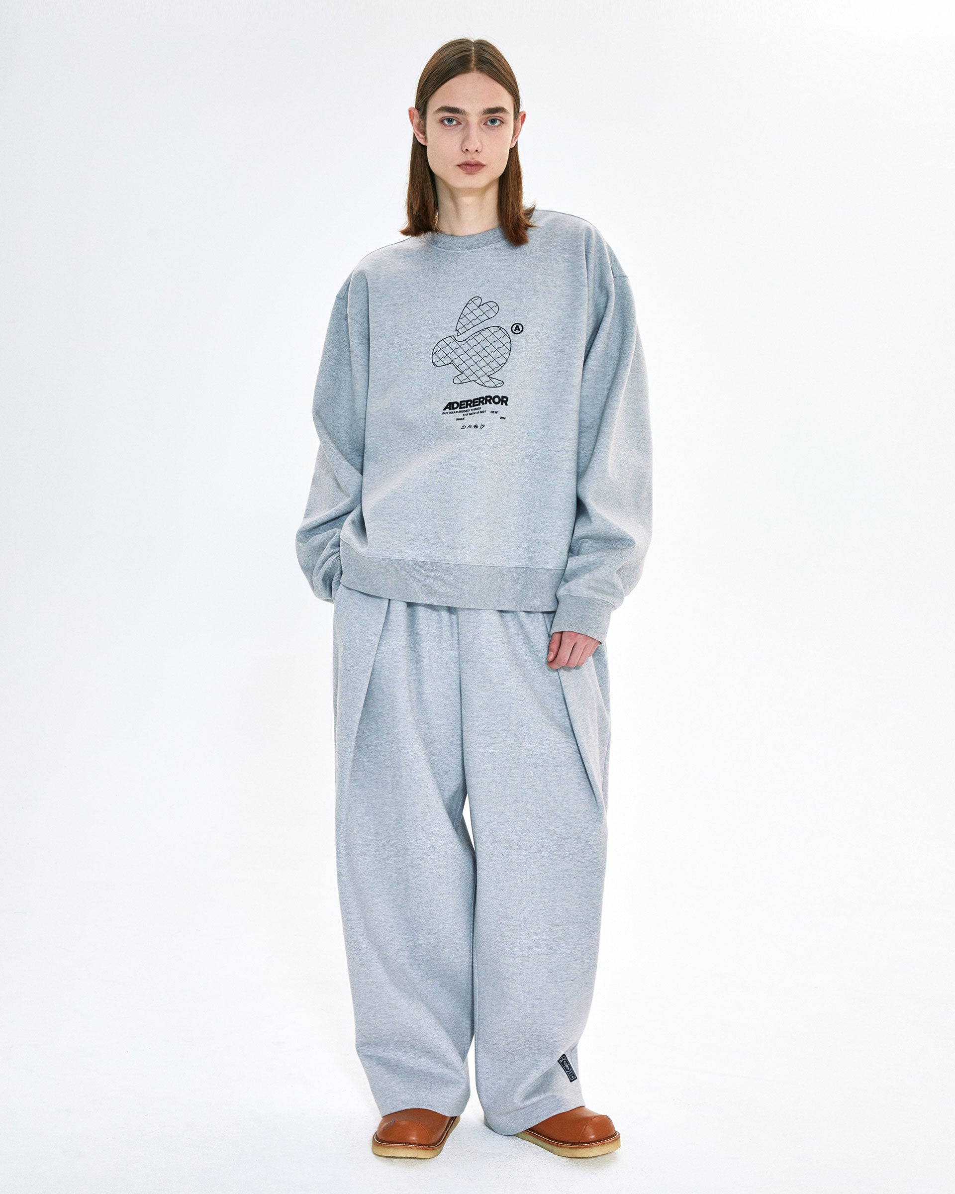 Ader Error - Twinny logo sweatshirt (Grey) product image 2 | TRAB K-Fashion Australia