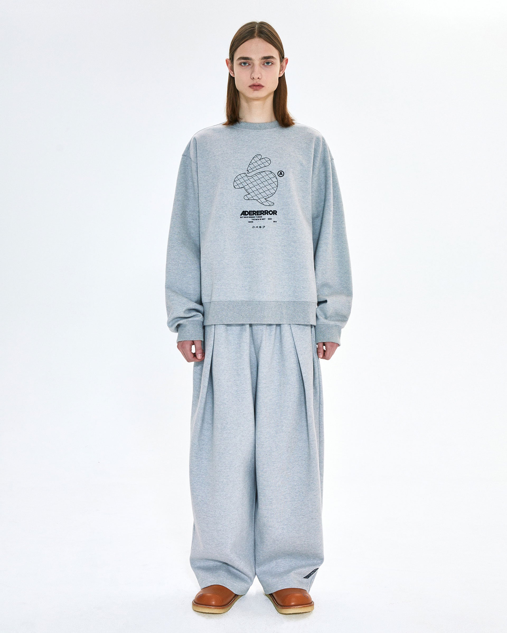 Ader Error - Twinny logo sweatshirt (Grey) product image 3 | TRAB K-Fashion Australia