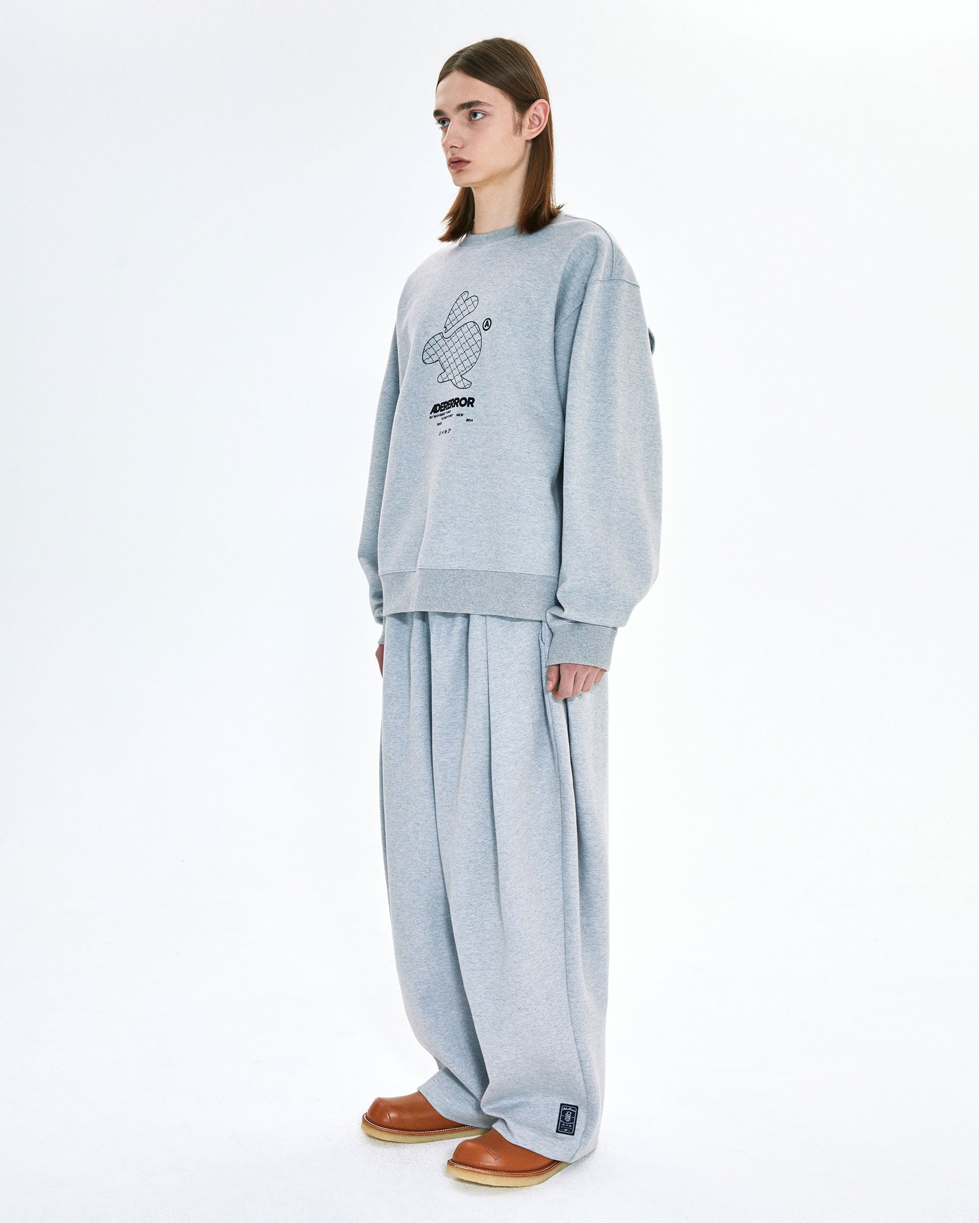 Ader Error - Twinny logo sweatshirt (Grey) product image 4 | TRAB K-Fashion Australia