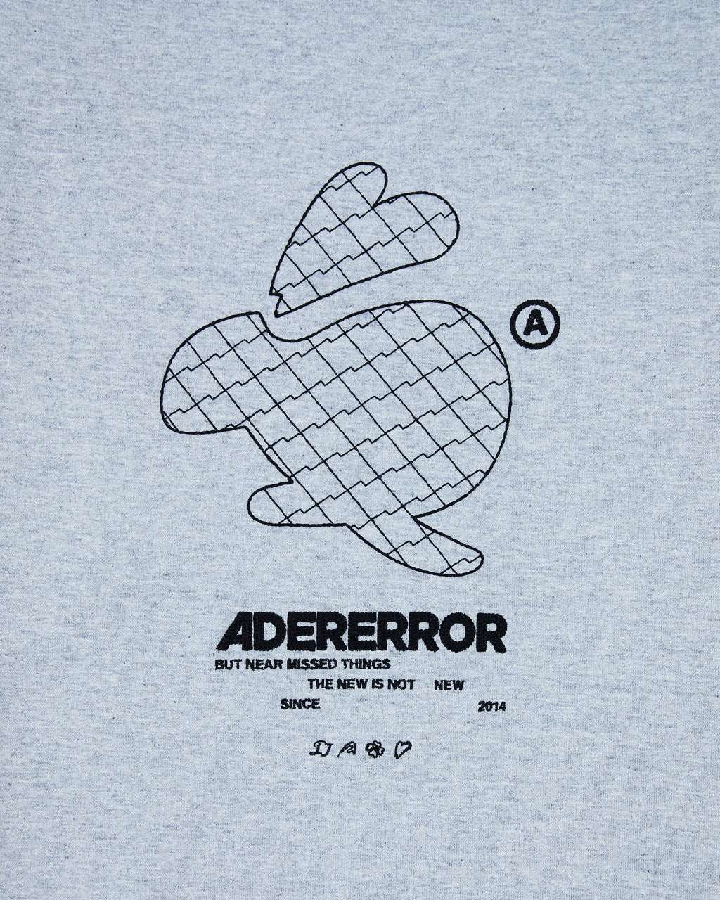 Ader Error - Twinny logo sweatshirt (Grey) product image 6 | TRAB K-Fashion Australia
