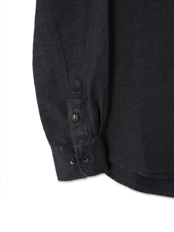 Art if acts - Washed Linen Shirt (Black) product image 12 | TRAB K-Fashion Australia