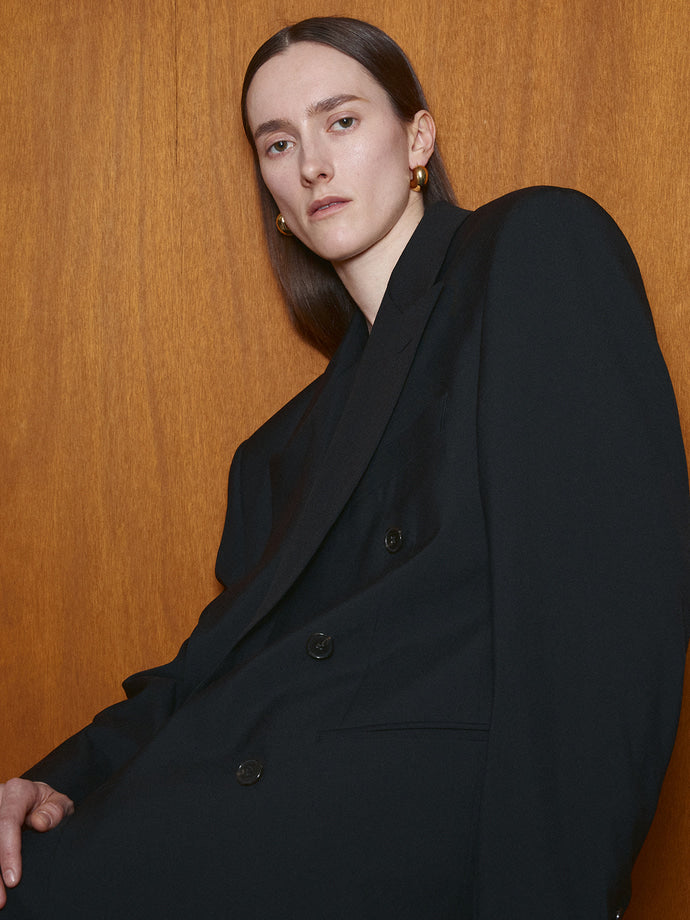 Tonywack - Light Wool Oversized Blazer (Black) product image 6 | TRAB K-Fashion Australia