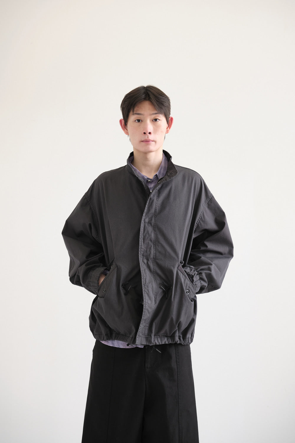 Hatchingroom - Short Mods Parka (Purple Black) product image 14 | TRAB K-Fashion Australia